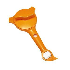 Kuhn Rikon 5-in-1 Jar & Bottle Opener NEW TANGERINE